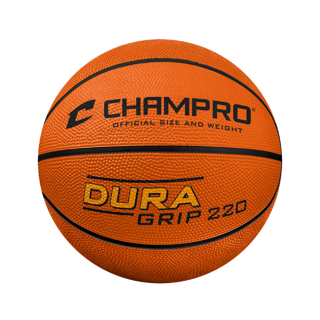 Champro Dura-Grip 220 Official Size Rubber Basketball 1 Champro Dura-Grip 220 Official Size Rubber Basketball