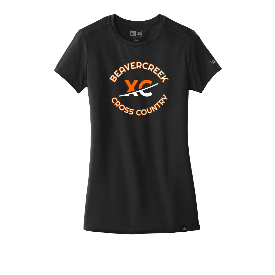 Creek XC Beavercreek Cross Country New Era Ladies Heritage Blend Crew Tee 1 Creek XC Beavercreek Cross Country New Era Ladies Heritage Blend Crew Tee