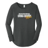 Creek XC Beavercreek Cross Country Mom Tri-Blend Long Sleeve Tunic Tee