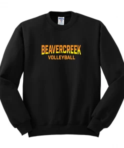 Beavercreek Volleyball Black Crewneck Sweatshirt
