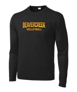 Beavercreek Volleyball Black Long Sleeve Dry-Fit T-Shirt