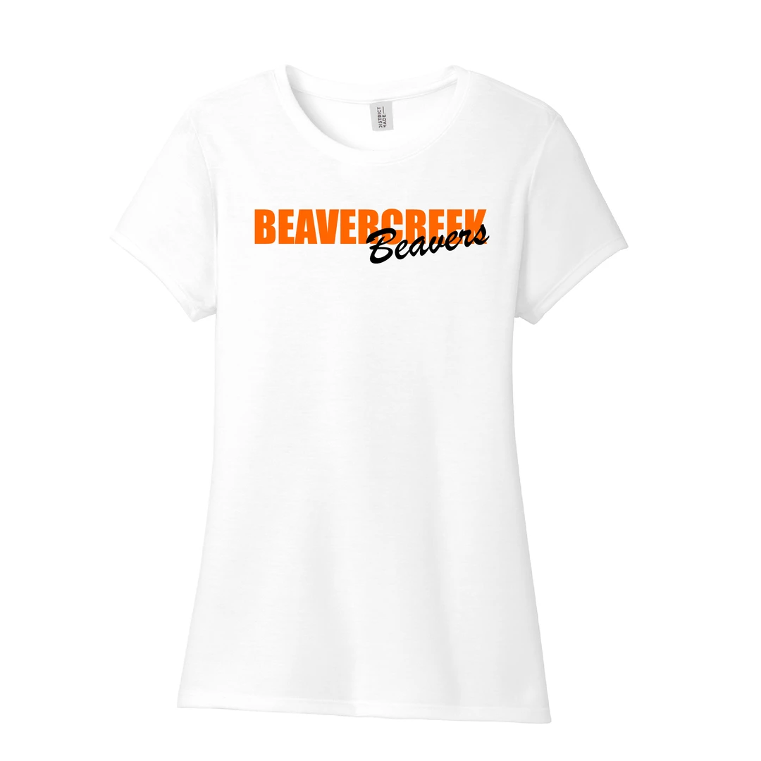 Beavercreek Beavers Ladies Tri-Blend Tee 1 Beavercreek Beavers Ladies Tri-Blend Tee