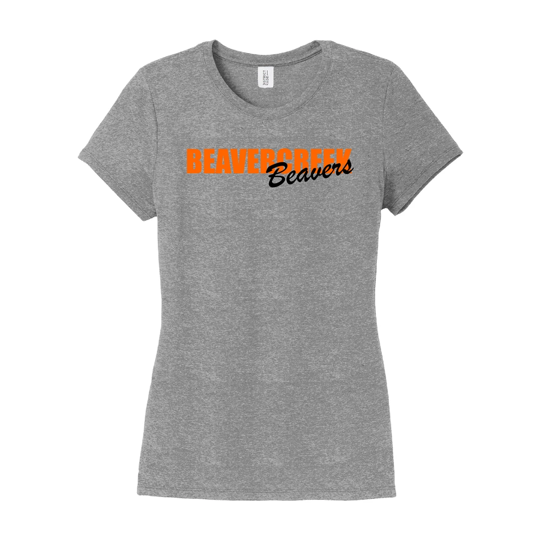 Beavercreek Beavers Ladies Tri-Blend Tee 2 Beavercreek Beavers Ladies Tri-Blend Tee