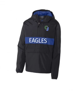 Tuffy Brooks Sporting Goods Spirit Wear CJ Eagles Zipped Pocket Anorak