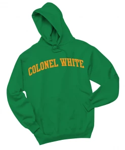 Tuffy Brooks Throwback High Schools Colonel White Cougars Hoodie