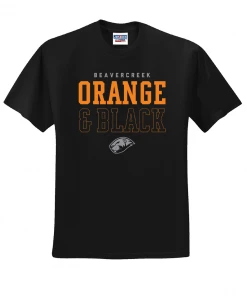 Coy Middle School Orange & Black T-Shirt