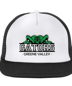 Greene Valley Gators Flat Bill Snapback Trucker Cap