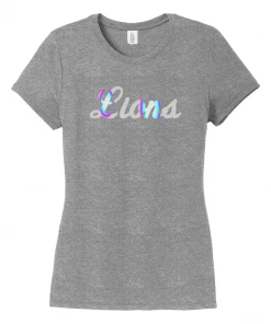 St. Luke Lions Ladies Tri-Blend Holographic T-Shirt