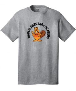Main Elementary Beavers Grey T-Shirt