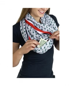 Joe's Collectibles Ohio State Game Day Buckeye Pocket Infinity Scarf College Game Day