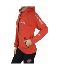 Joe's Collectibles Ohio State Buckeyes Snorkel Neck Hoodie/Red College Game Day