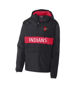 Tuffy Brooks Sporting Goods Riverside Indians Baseball Zipped Pocket Anorak Spirit Wear