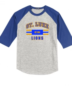St. Luke Lions EST. 1964 Colorblock Raglan Tee
