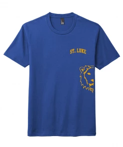 St. Luke Lions All Over Print Tri-Blend Tee