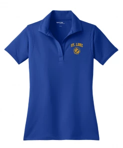 St. Luke Lions Ladies Polo Shirt - Lion Head