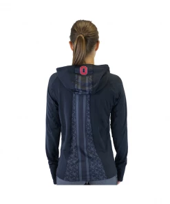 Joe's Collectibles The Ohio State University "2020 Vision" Pony Tail Performance Hoodie/Black