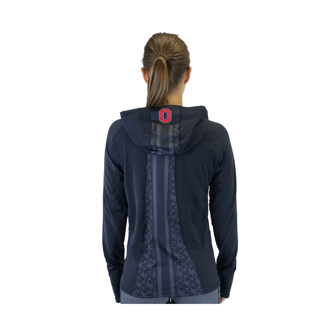 Joe's Collectibles The Ohio State University "2020 Vision" Pony Tail Performance Hoodie/Black 2 Joe's Collectibles The Ohio State University "2020 Vision" Pony Tail Performance Hoodie/Black