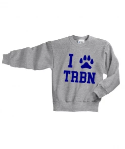 Trebein Elementary I Love Trebein Crewneck Sweatshirt