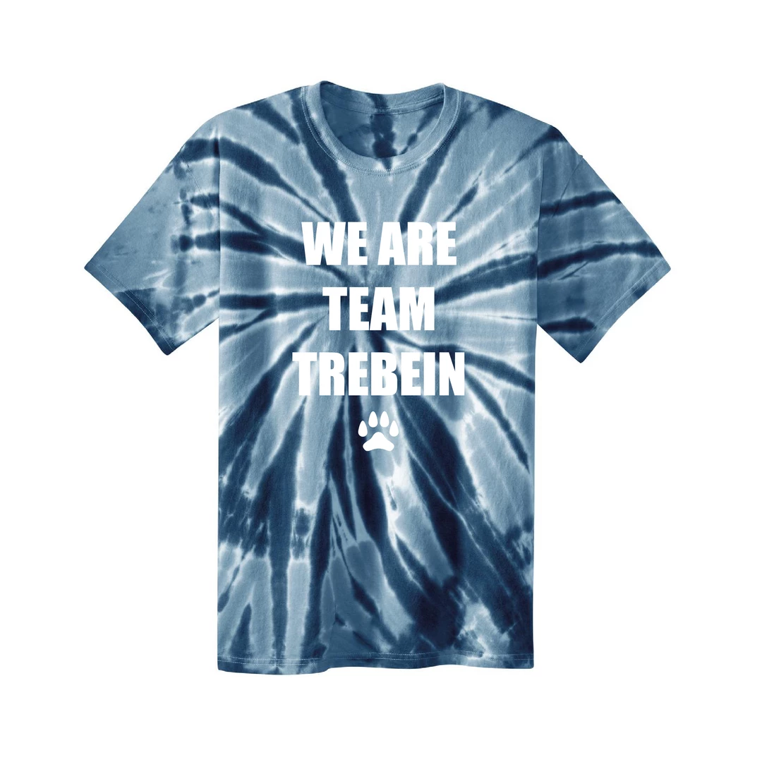 Trebein Elementary We Are Team Trebein Tie-Dye Tee 1 Trebein Elementary We Are Team Trebein Tie-Dye Tee