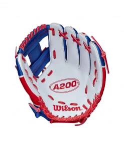 2022 Wilson A200 10" T-Ball Glove - Royal/Red